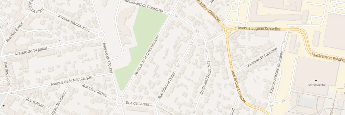 Plan du 14 Rue Etienne Dolet à Aulnay-sous-Bois
