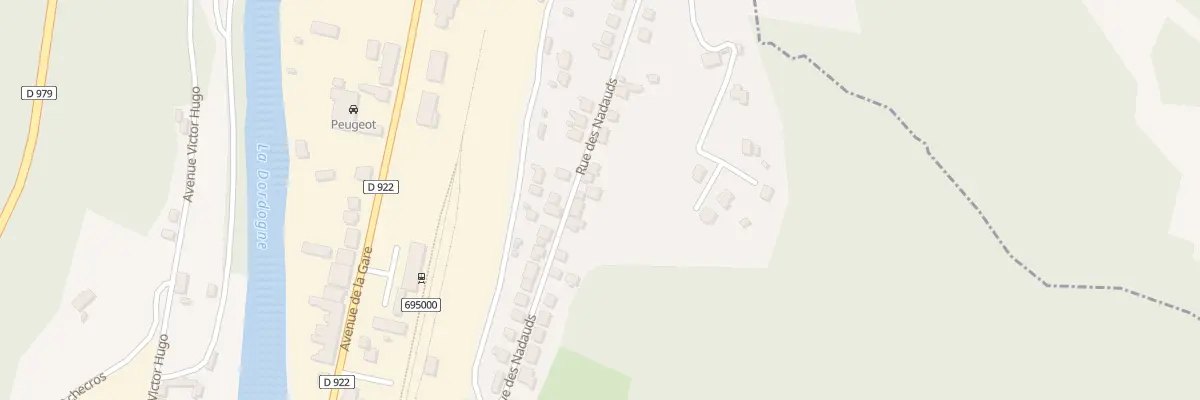 Plan du 348 Rue des Nadauds à Bort-les-Orgues