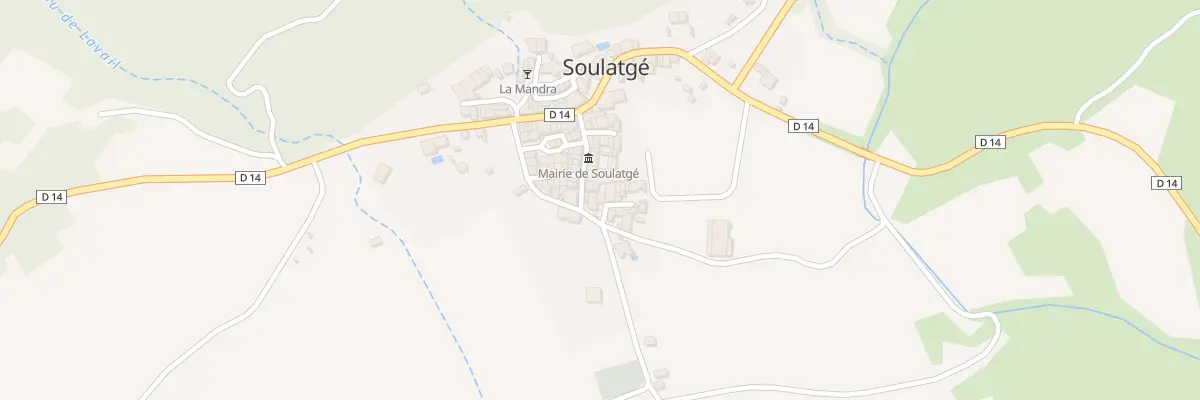 Plan du 1 Rue des Tilleuls à Soulatgé
