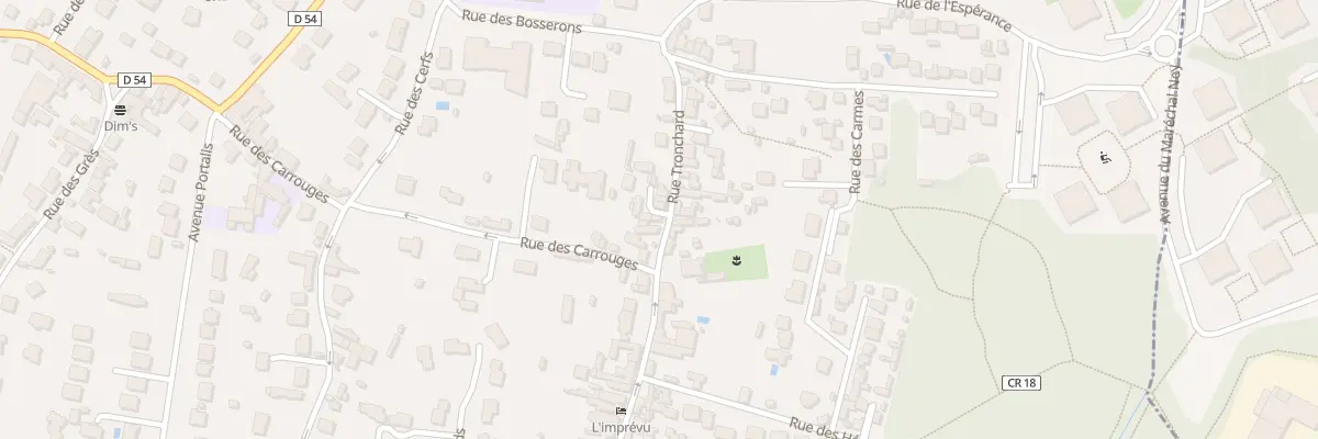 Plan du 20 Rue Tronchard à Brunoy