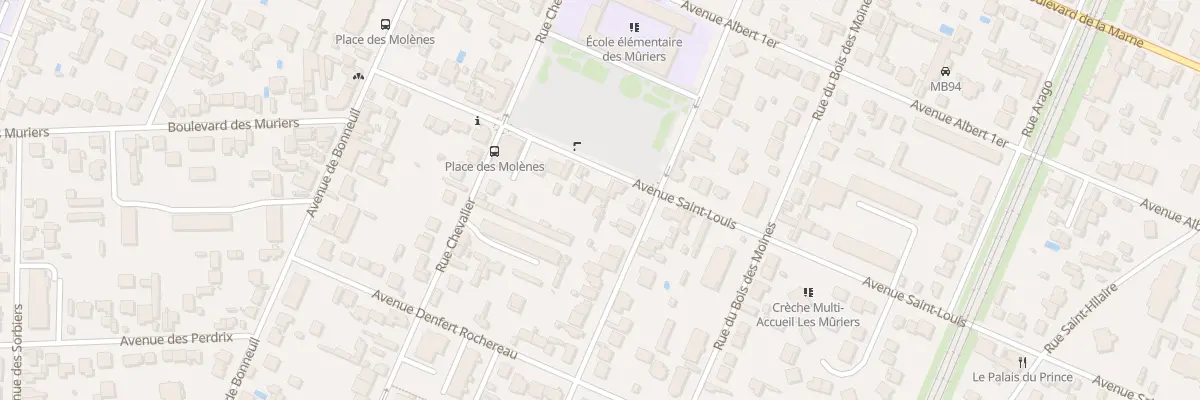 Plan du 22 Av Saint-Louis à Saint-Maur-des-Fossés