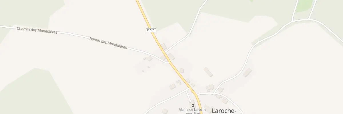 Plan du 5002 Le Bourg à Laroche-près-Feyt