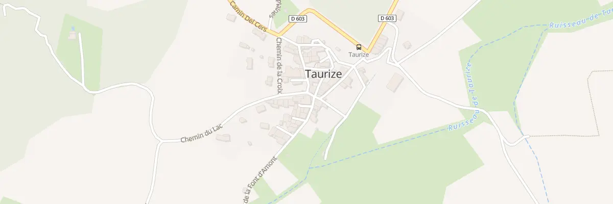 Plan du 2 La Place à Taurize