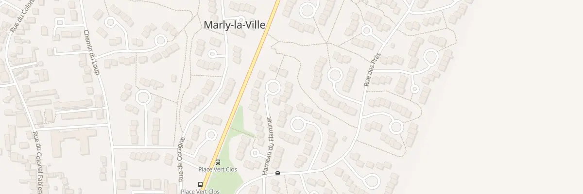 Plan du 14 Rue Hameau du Flaminet à Marly-la-Ville