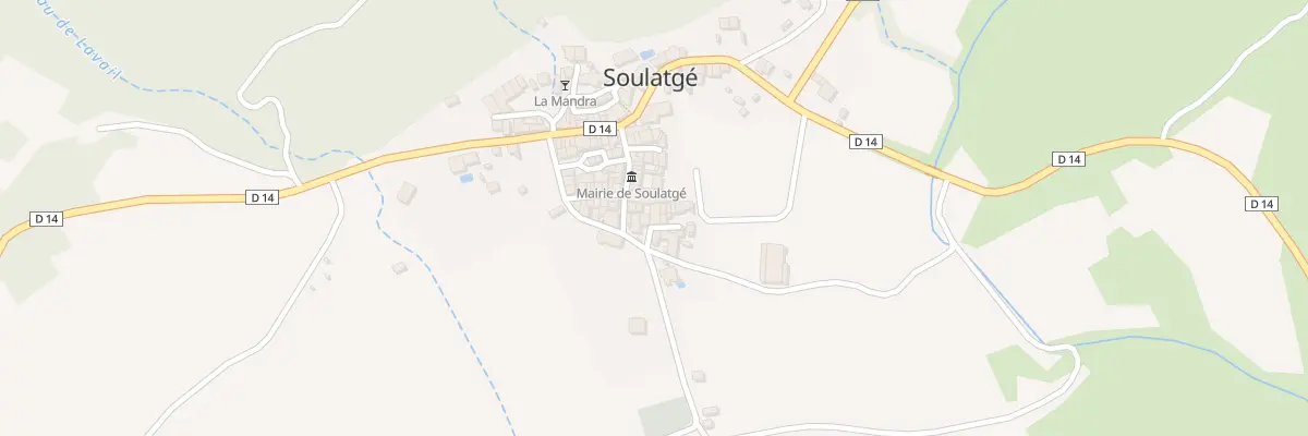 Plan du 3 Rue des Tilleuls à Soulatgé
