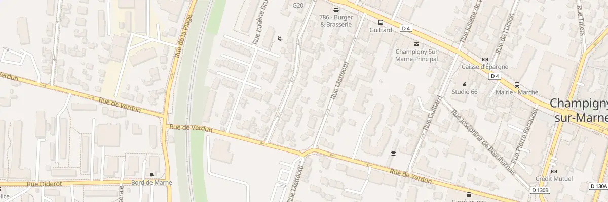 Plan du 19 Rue Edouard Vaillant à Champigny-sur-Marne