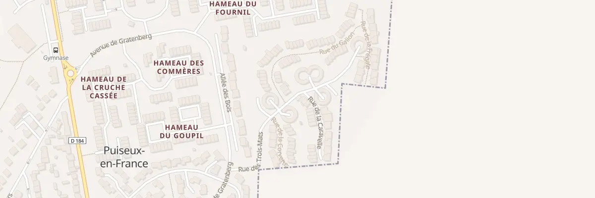 Plan du 2 Rue de la Caravelle à Puiseux-en-France