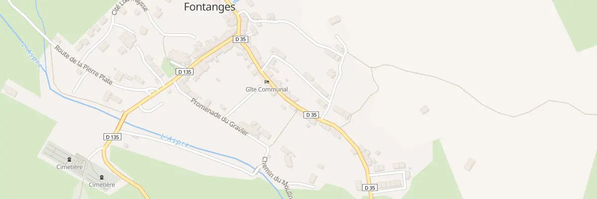Plan du 5084 Le Bourg à Fontanges