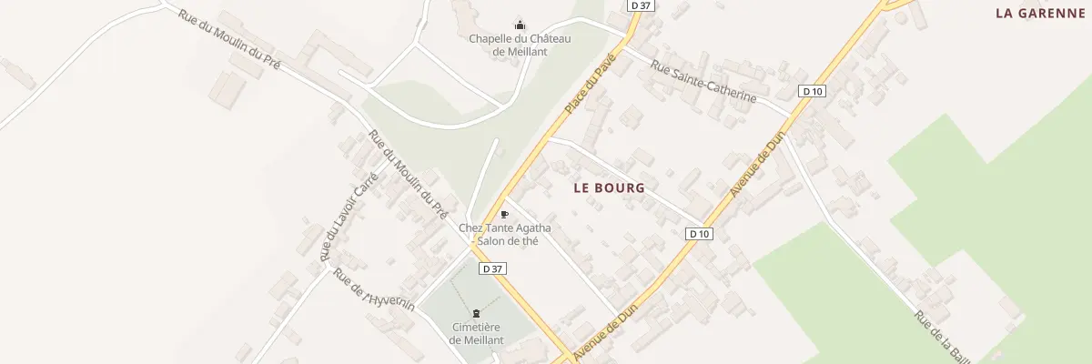 Plan du 18 Pl du Pave à Meillant