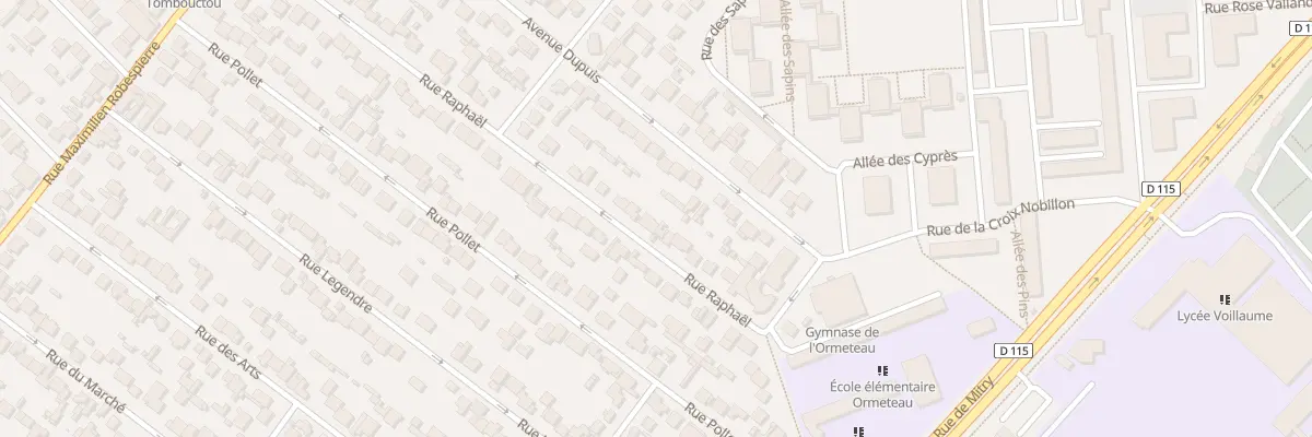 Plan du 53 Rue Raphaël à Aulnay-sous-Bois