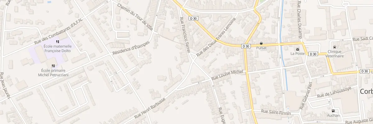 Plan du 36 Rue Francisco Ferrer à Corbie
