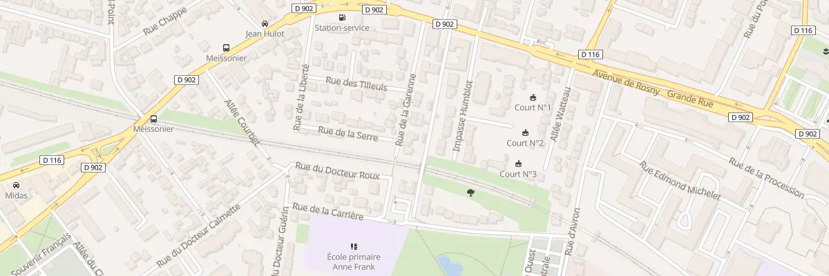 Plan du 15 Rue de la Garenne à Villemomble