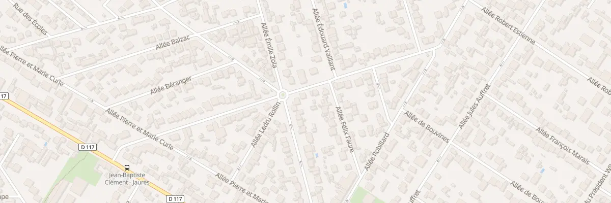 Plan du 32 All Jean-baptiste Clément aux Pavillons-sous-Bois