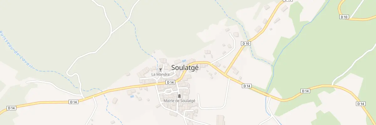 Plan du 3 Av des Chateaux à Soulatgé