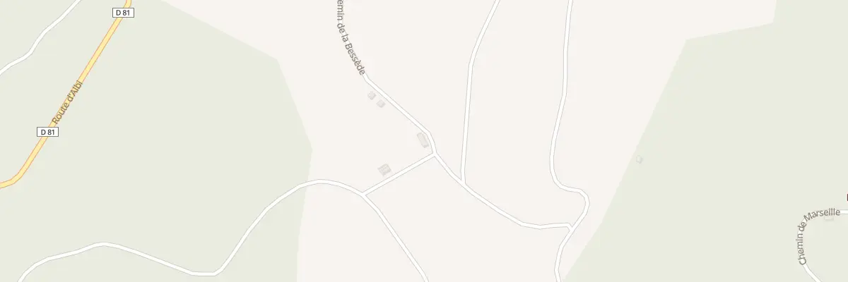 Plan du 2135 Che de la Bessède à Lacaze
