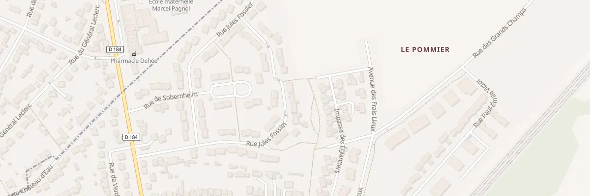 Plan du 38 Rue Jules Fossier à Louvres