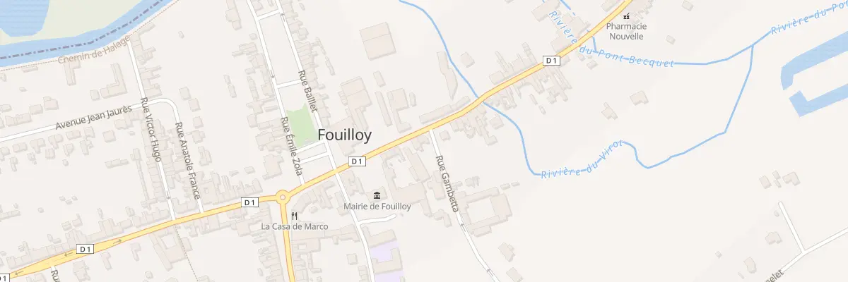 Plan du 26 Rue Jules Lardière à Fouilloy