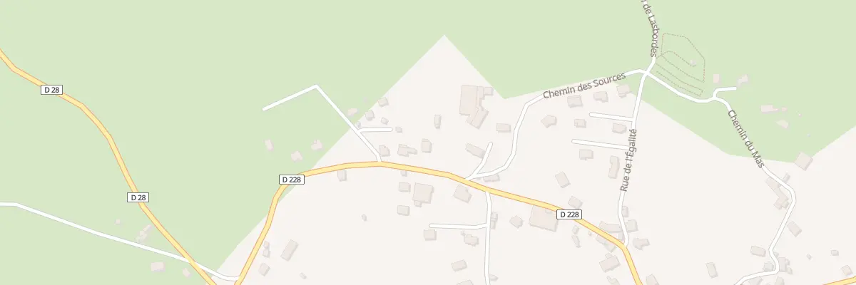 Plan du 10 Rte du Veinazes à Ladinhac