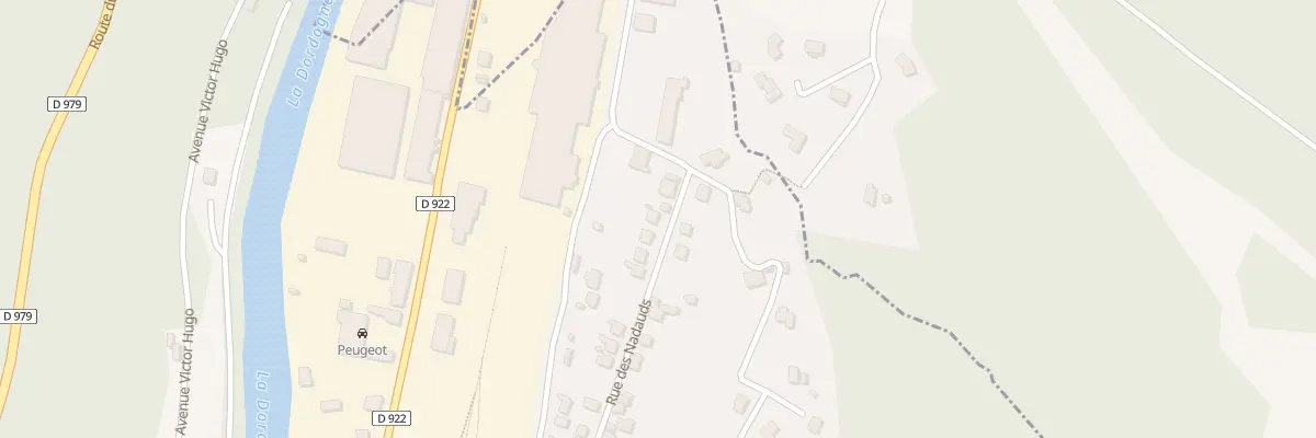 Plan du 515 Rue des Nadauds à Bort-les-Orgues