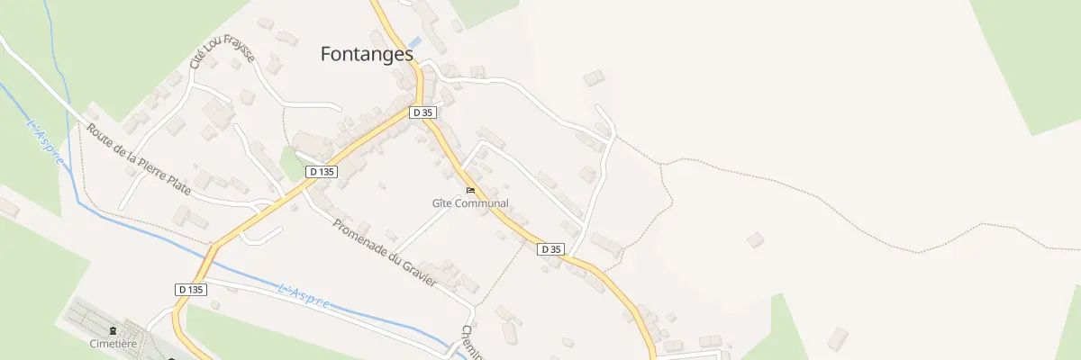 Plan du 5085 Le Bourg à Fontanges