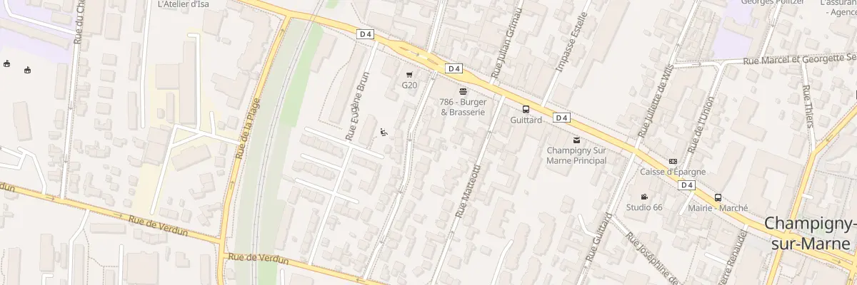 Plan du 9 Rue Edouard Vaillant à Champigny-sur-Marne