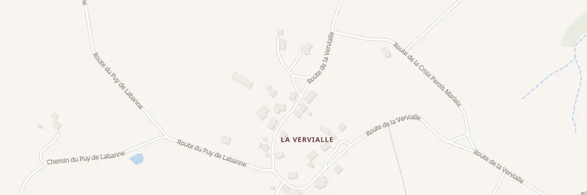 Plan du 5008 Vervialle à Monestier-Merlines
