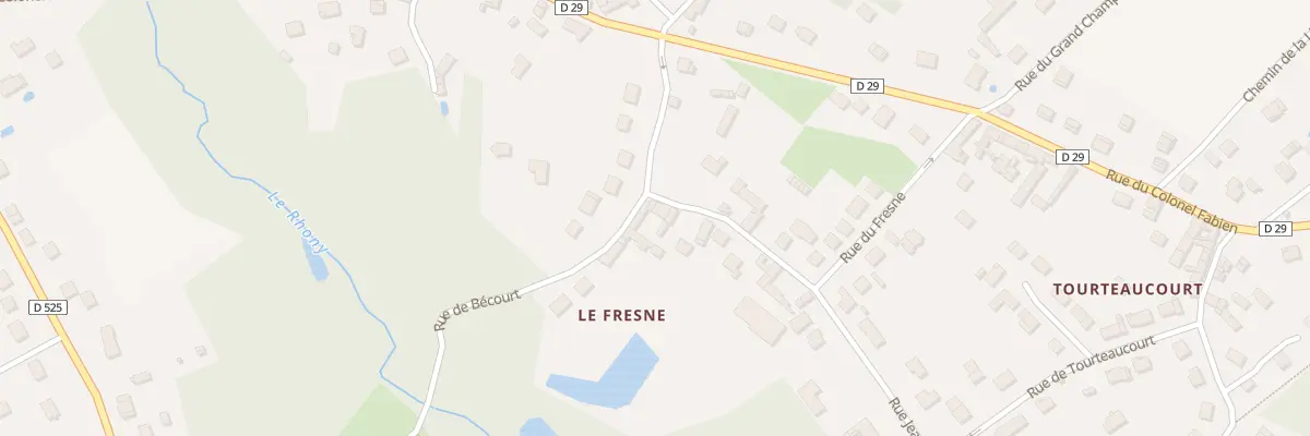Plan du 2 Rue du Fresne à Angicourt