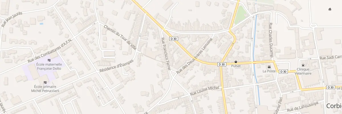 Plan du 19 Rue Francisco Ferrer à Corbie