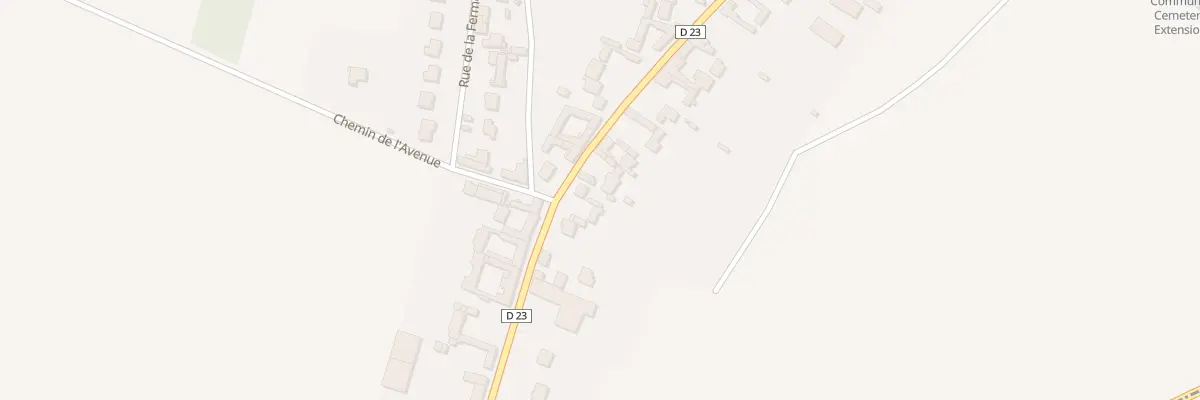 Plan du 20 Rue du Bourgville à Franvillers