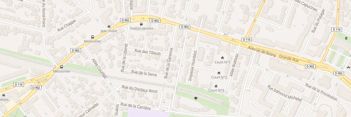 Plan du 9 Rue de la Garenne à Villemomble