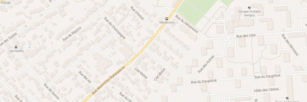 Plan du 116B Rue Maximilien Robespierre à Aulnay-sous-Bois