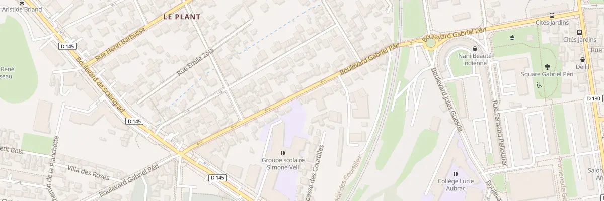 Plan du 45 Bd Gabriel Péri à Champigny-sur-Marne