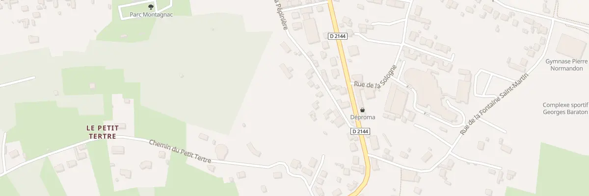 Plan du 222 Rue de la Pépinière à Saint-Amand-Montrond
