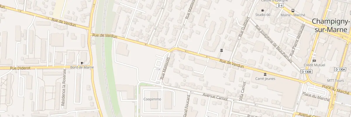 Plan du 27 Rue Matteotti à Champigny-sur-Marne