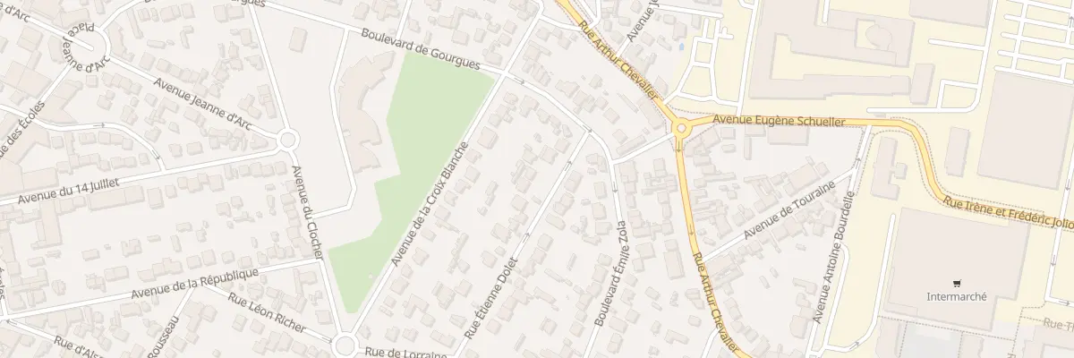 Plan du 8 Rue Etienne Dolet à Aulnay-sous-Bois