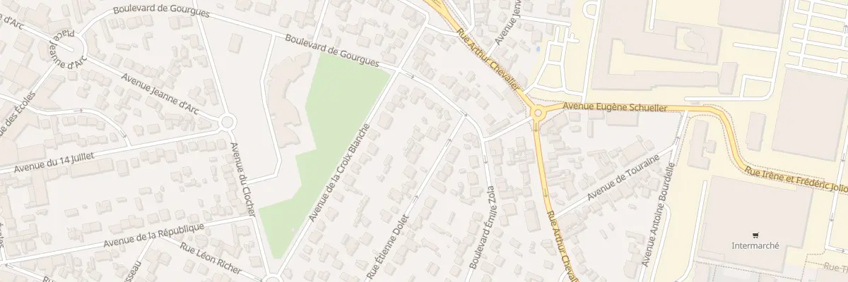 Plan du 6 Rue Etienne Dolet à Aulnay-sous-Bois