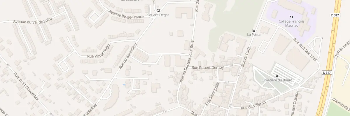 Plan du 1 Rue du Marché à Louvres