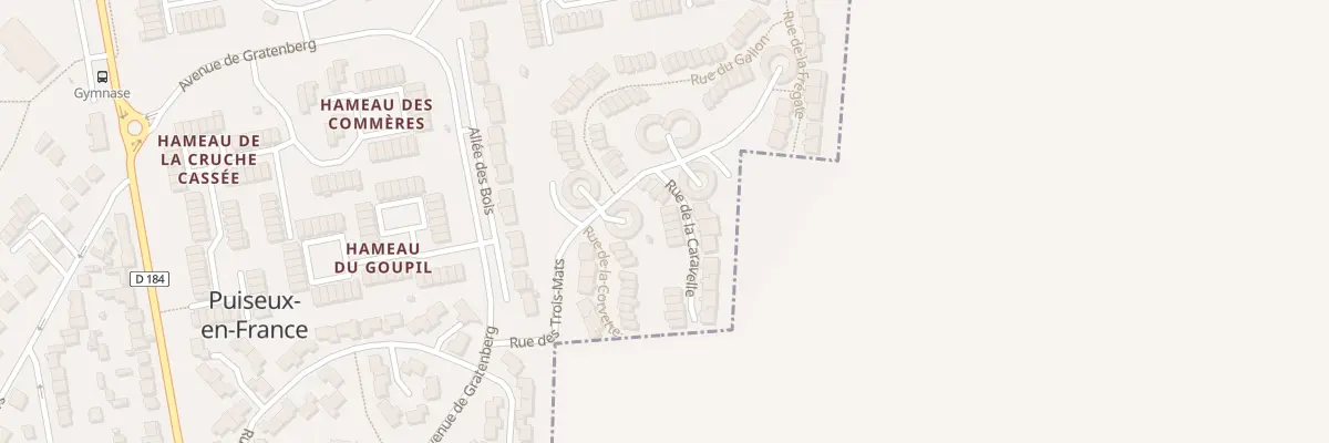Plan du 12 Rue de la Caravelle à Puiseux-en-France