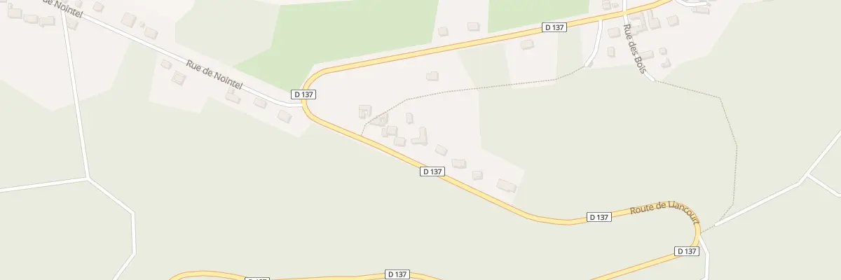 Plan du 83 Rte de Liancourt à Catenoy