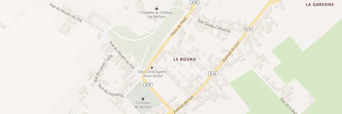 Plan du 104 Le Bourg à Meillant