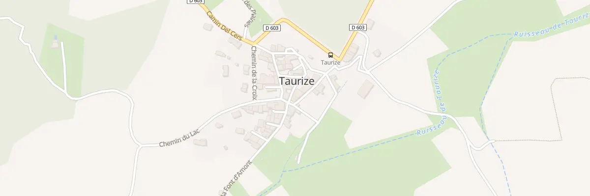 Plan du 3 Che de Lacamp à Taurize