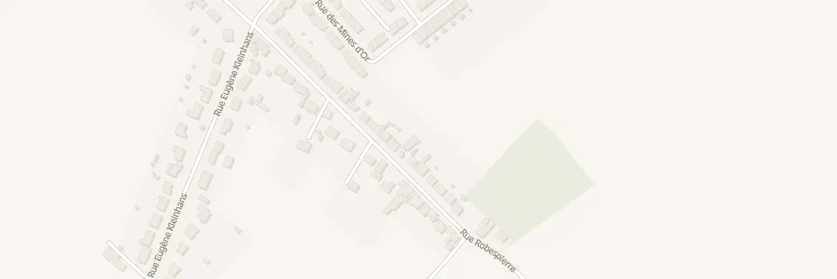 Plan du 45 Rue Robespierre à Divion