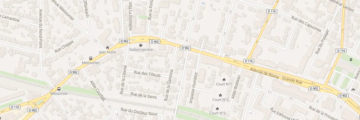 Plan du 3 Rue de la Garenne à Villemomble