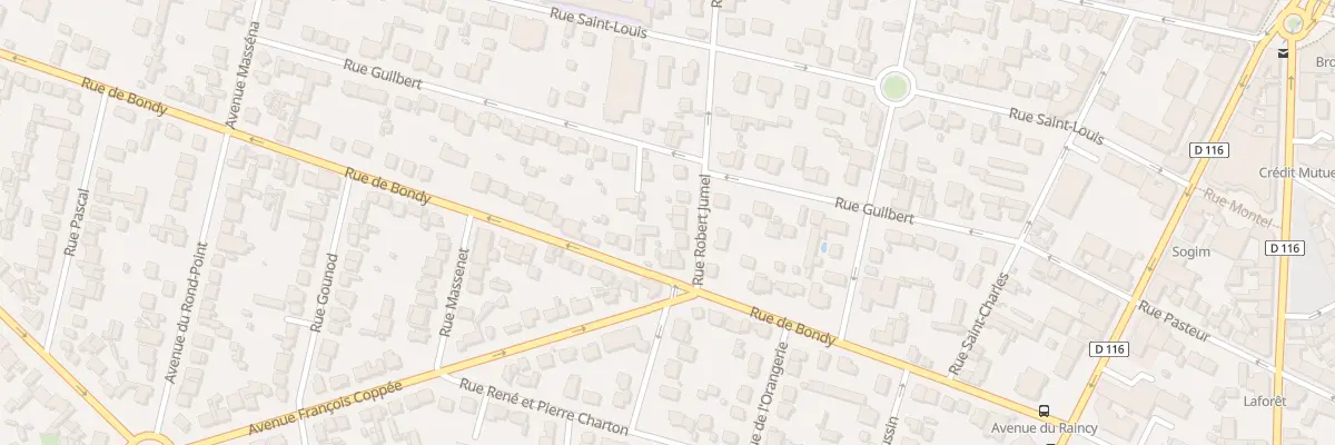 Plan du 5 Rue Robert Jumel à Villemomble