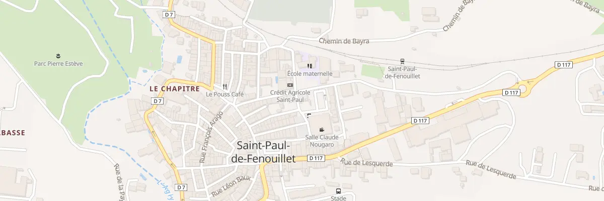 Plan du 24 Av Georges Pèzières à Saint-Paul-de-Fenouillet