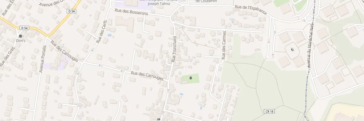 Plan du 33 Rue Tronchard à Brunoy
