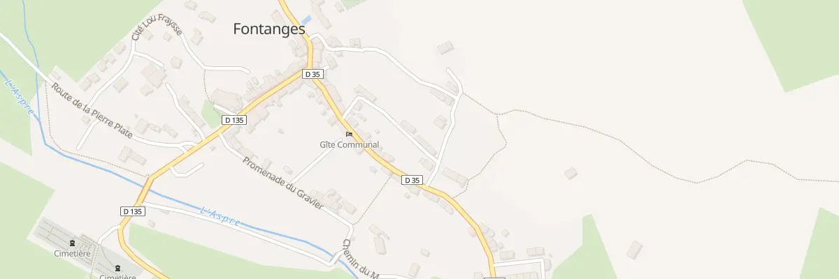 Plan du 5086 Le Bourg à Fontanges