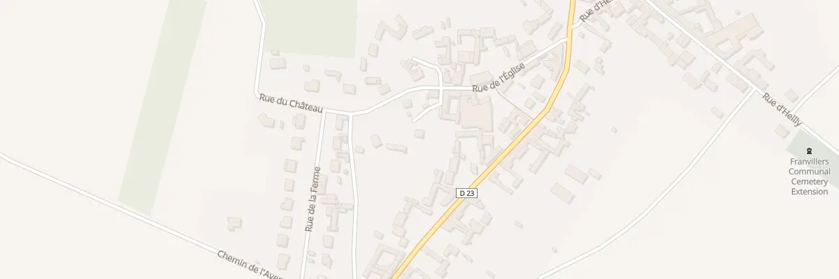 Plan du 9 Rue de l’Eglise à Franvillers