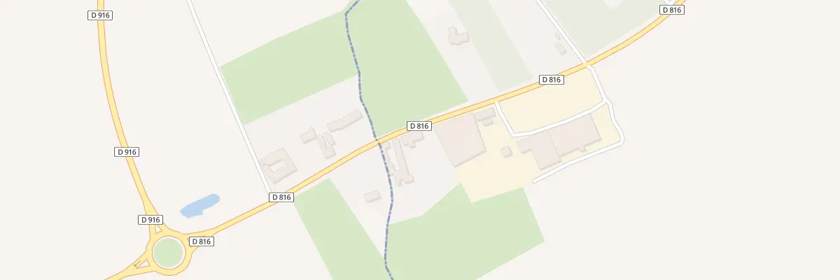 Plan du 1421 Rue de Lillers à Busnes