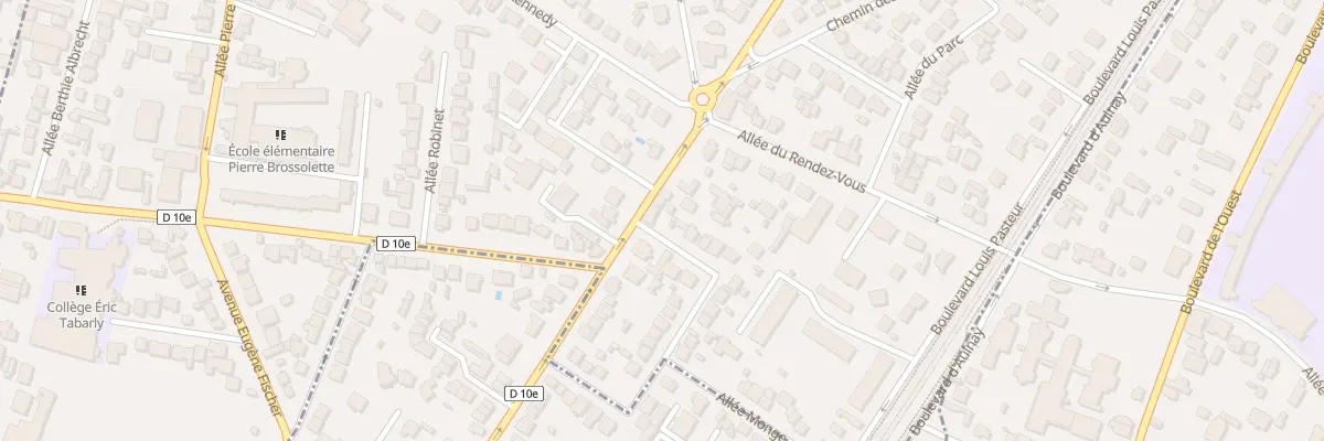 Plan du 1 All Lavoisier aux Pavillons-sous-Bois